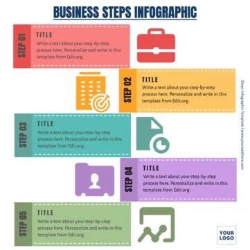 Edit a Stairs Infographic
