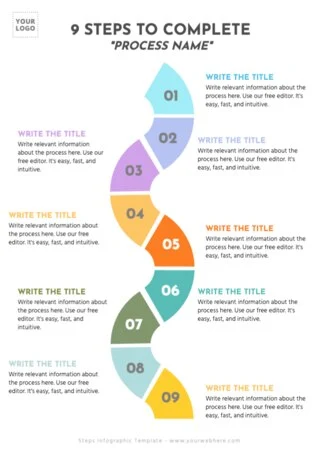 Edit a Stairs Infographic