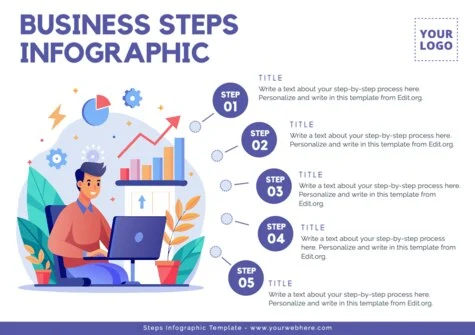 Edit a Stairs Infographic