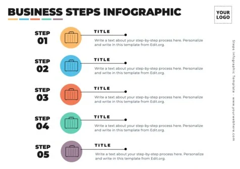 Edit a Stairs Infographic