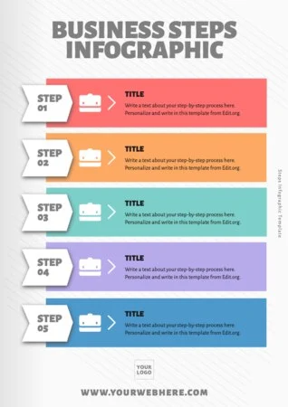 Edit a Stairs Infographic