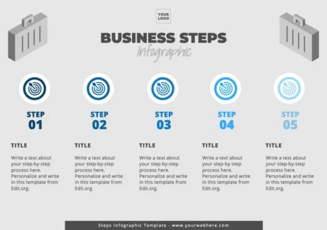 Edit a Stairs Infographic