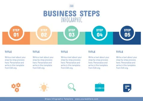 Edit a Stairs Infographic