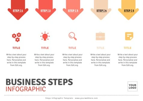 Edit a Stairs Infographic