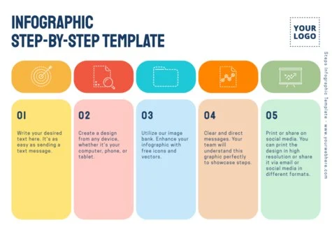 Edit a Stairs Infographic