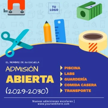 Edita un anuncio de matrícula abierta