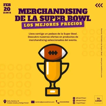 Edita un banner de Super Bowl