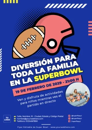 Edita un banner de Super Bowl