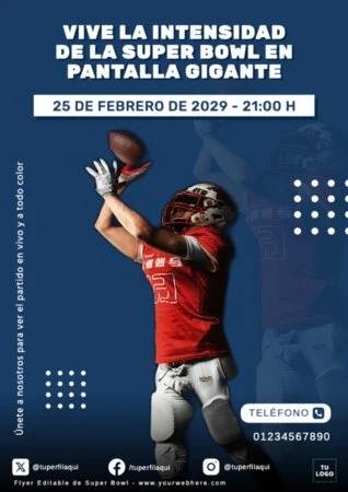 Edita un banner de Super Bowl