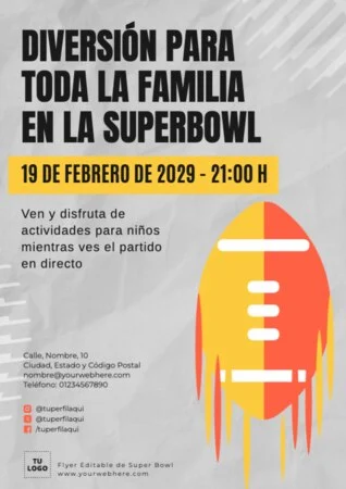 Edita un banner de Super Bowl