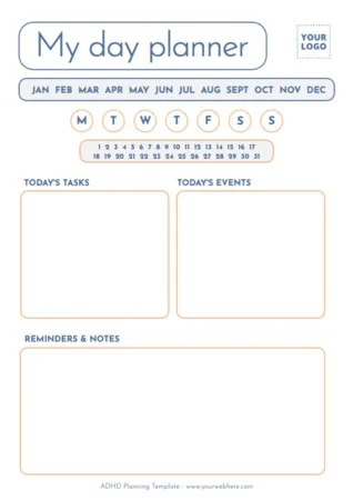 Edit an ADHD planner