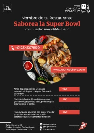 Edita un banner de Super Bowl