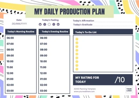 Edit an ADHD planner