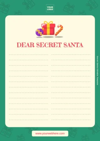 Edit a Secret Santa template