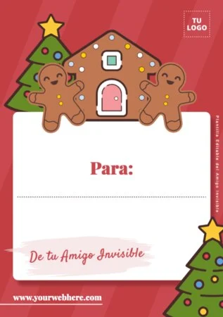 Edita una tarjeta de Amigo Invisible