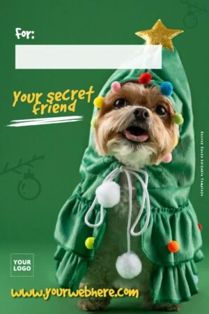 Edit a Secret Santa template