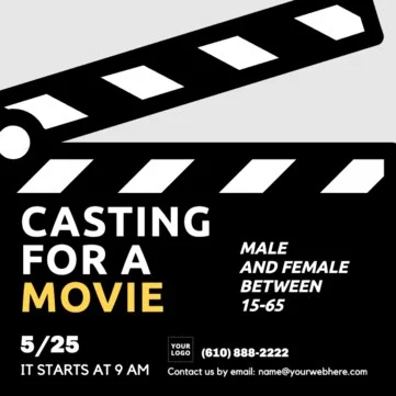 Edytuj projekt na casting lub przesłuchanie