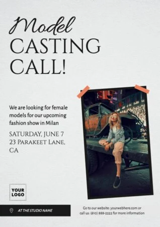 Modifier un design pour un casting ou une audition