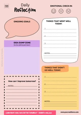 Edit a Daily Reflection Diary