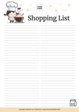 Edit a Grocery List