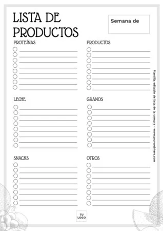 Edita una Lista de la Compra