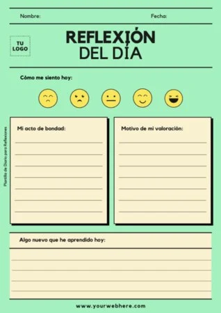 Edita una plantilla de un diario