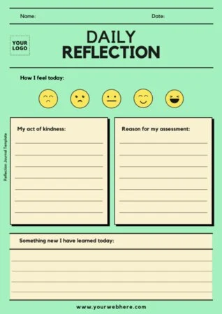 Edit a Daily Reflection Diary