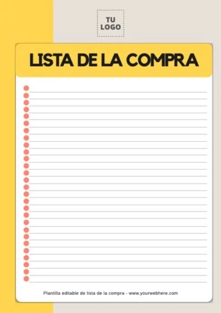 Edita una Lista de la Compra