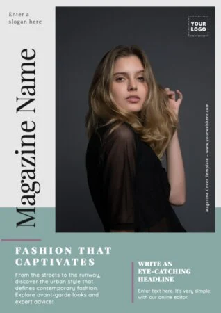 Edit a blank Magazine template