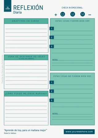 Edita una plantilla de un diario