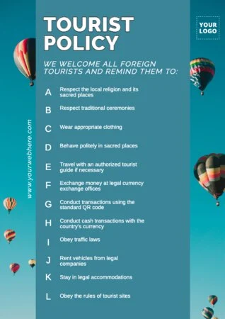 Edit a Welcome Tourism sign