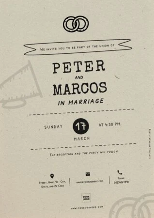Edit a Rustic Wedding card