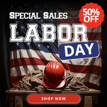 Edit a Labor Day template
