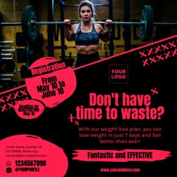 Edit a Weight Loss flyer