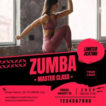 Edita tu plantilla para gimnasios