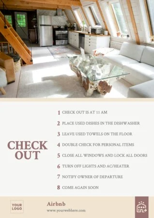 Edit an Airbnb house rules template