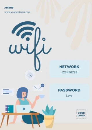 Crea la mia locandina Wi-Fi
