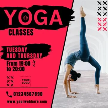 Edit a yoga or pilates template