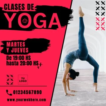 Editar una plantilla de Yoga o Pilates