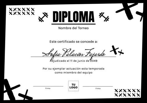 Crear mi diploma o certificado