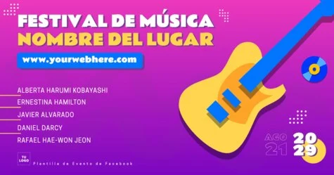 Edita una portada de evento