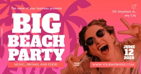 Edit a FB event cover photo