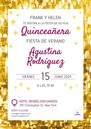 Edita una invitación a fiesta mexicana