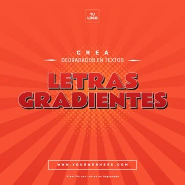 Edita un texto con color gradiente