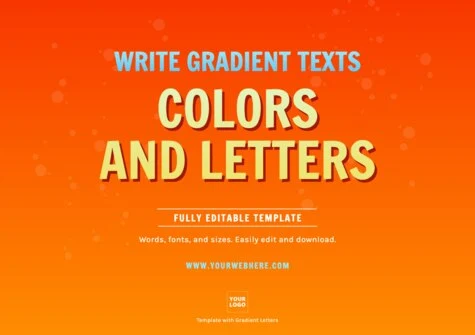 Bearbeite eine Kostenlose Vorlage