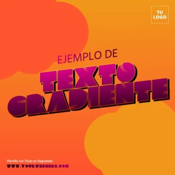 Edita un texto con color gradiente