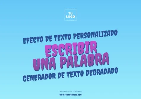 Edita un texto con color gradiente