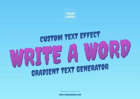 Bearbeite eine Kostenlose Vorlage