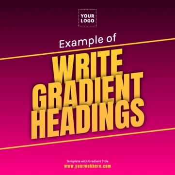 Bearbeite eine Kostenlose Vorlage