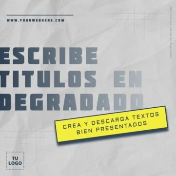 Edita un texto con color gradiente